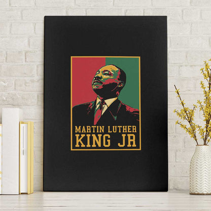 Martin Luther King Jr Canvas Wall Art MLK Retro Style