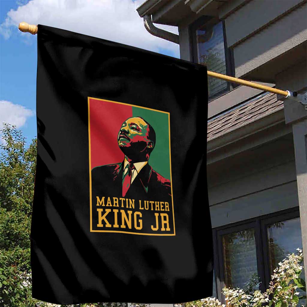 Martin Luther King Jr Garden Flag MLK Retro Style
