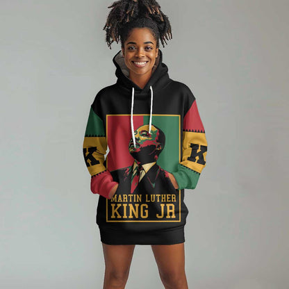 Martin Luther King Jr Hoodie Dress MLK Retro Style