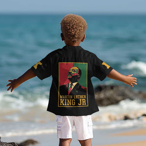 Martin Luther King Jr Kid Hawaiian Shirt MLK Retro Style