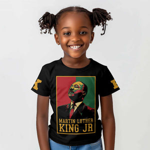 Martin Luther King Jr Kid T shirt MLK Retro Style