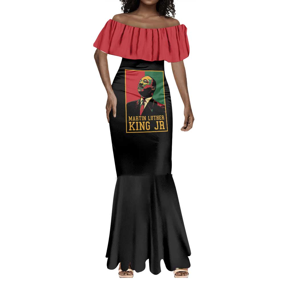 Martin Luther King Jr Mermaid Dress MLK Retro Style