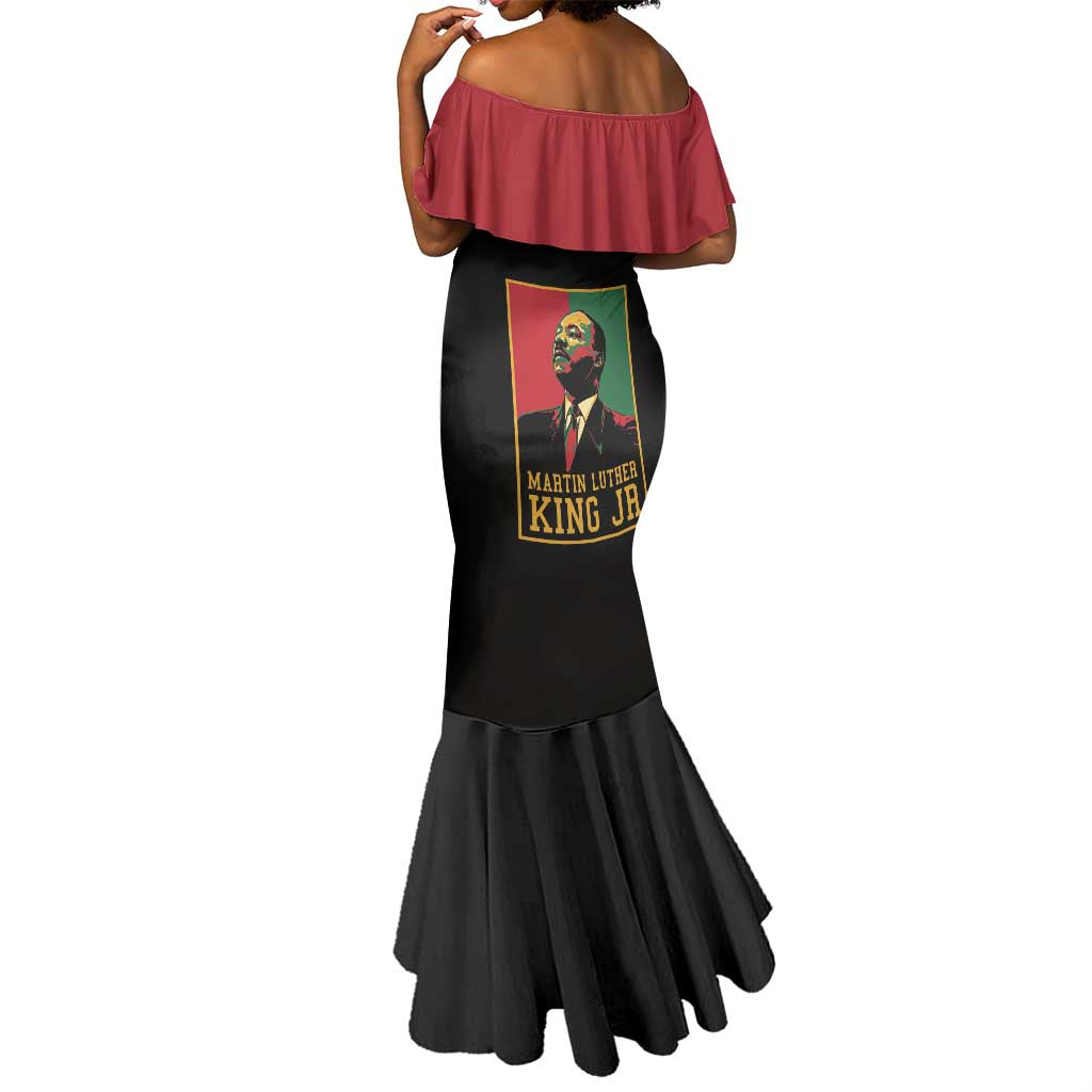 Martin Luther King Jr Mermaid Dress MLK Retro Style