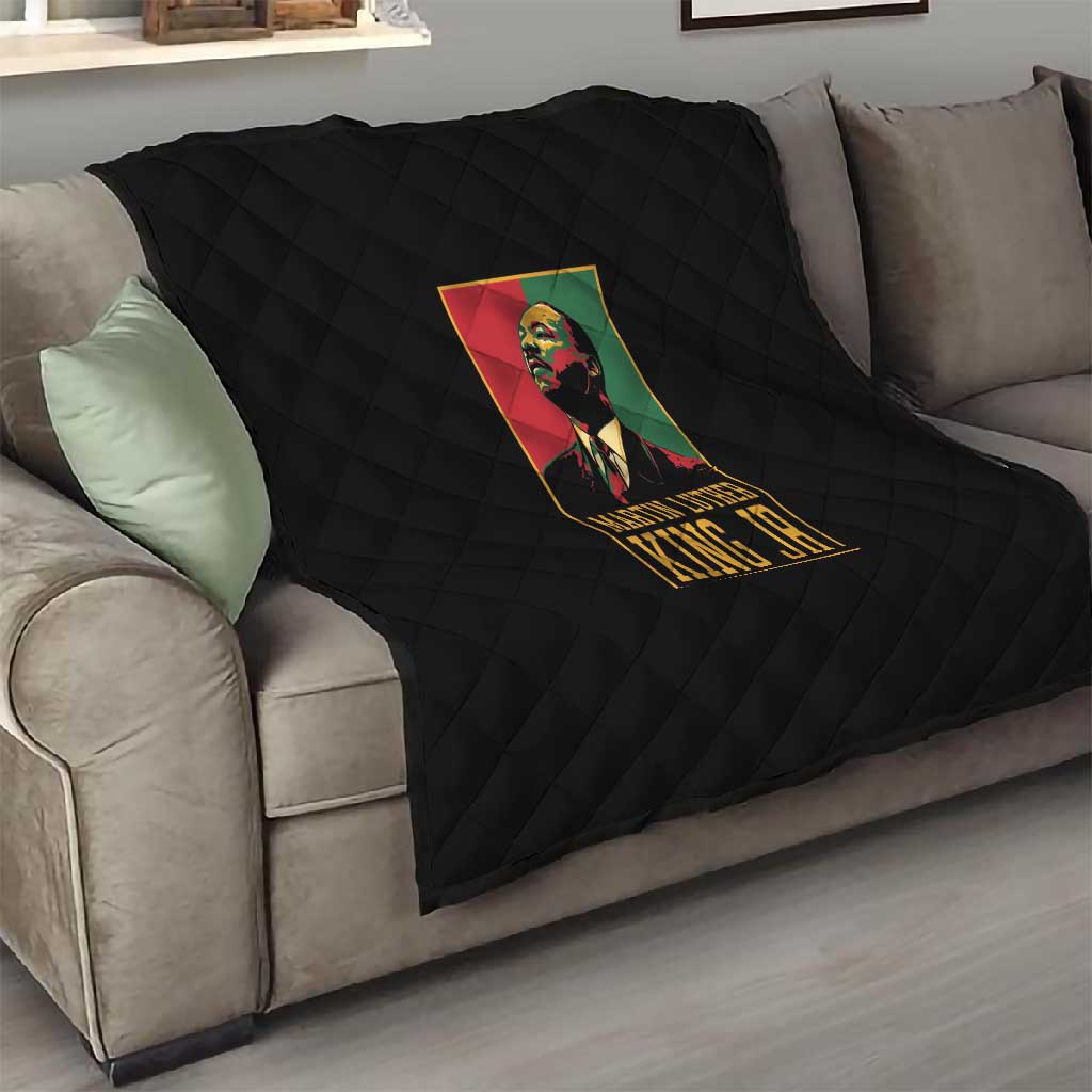Martin Luther King Jr Quilt MLK Retro Style
