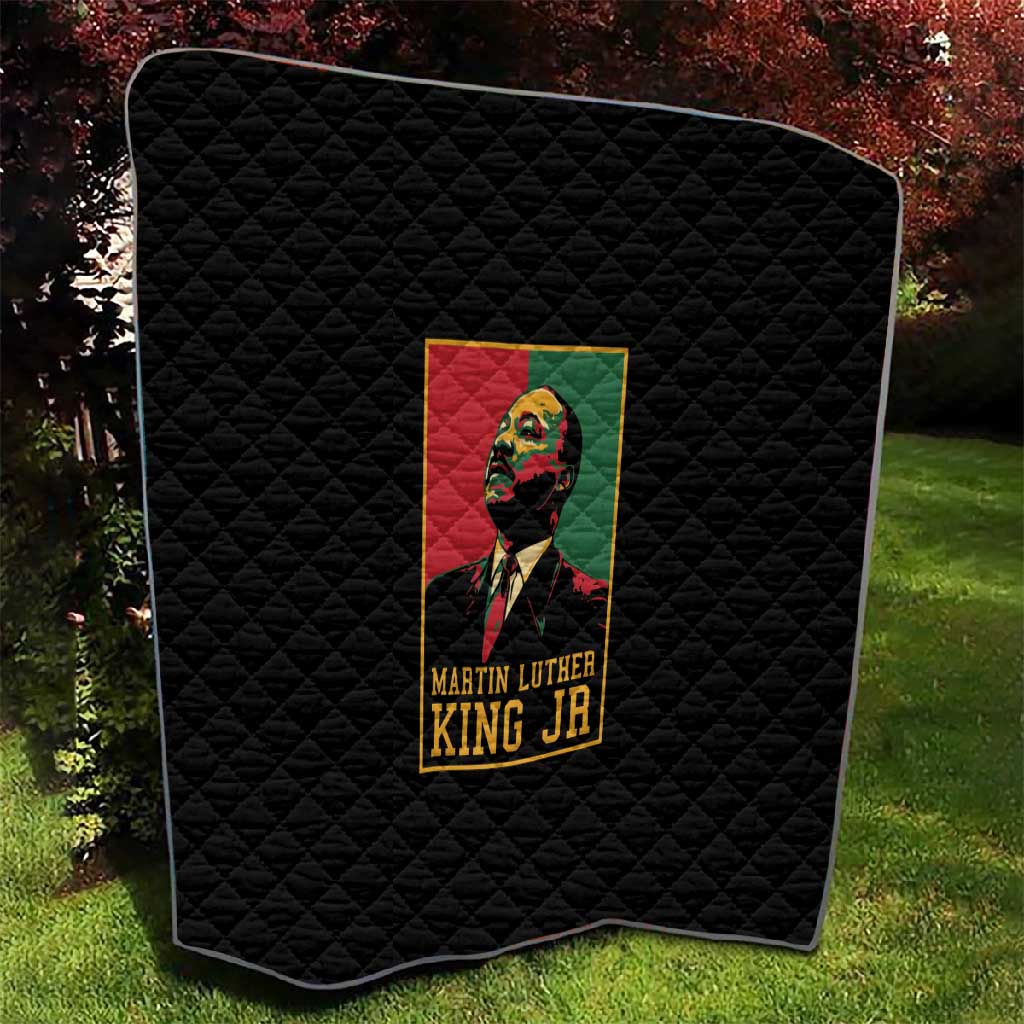 Martin Luther King Jr Quilt MLK Retro Style