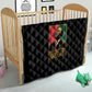Martin Luther King Jr Quilt MLK Retro Style