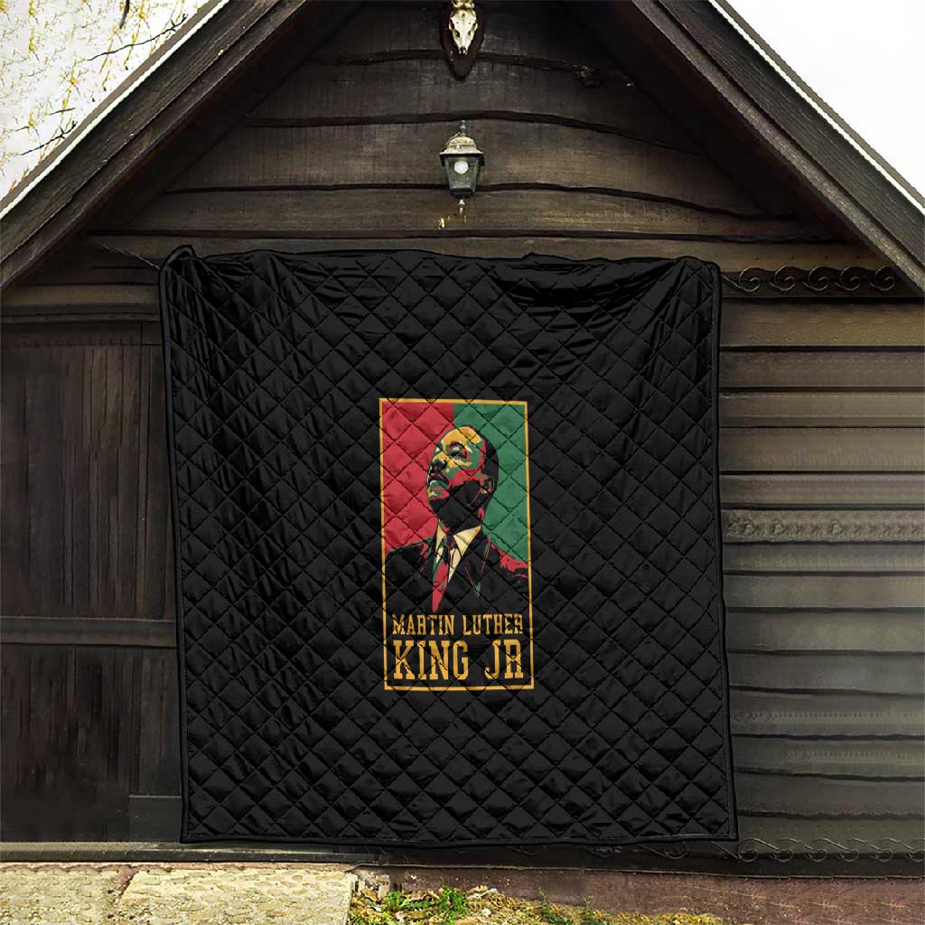 Martin Luther King Jr Quilt MLK Retro Style