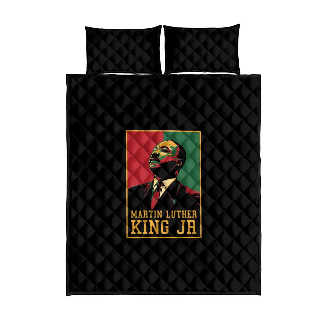 Martin Luther King Jr Quilt Bed Set MLK Retro Style