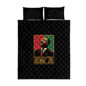 Martin Luther King Jr Quilt Bed Set MLK Retro Style