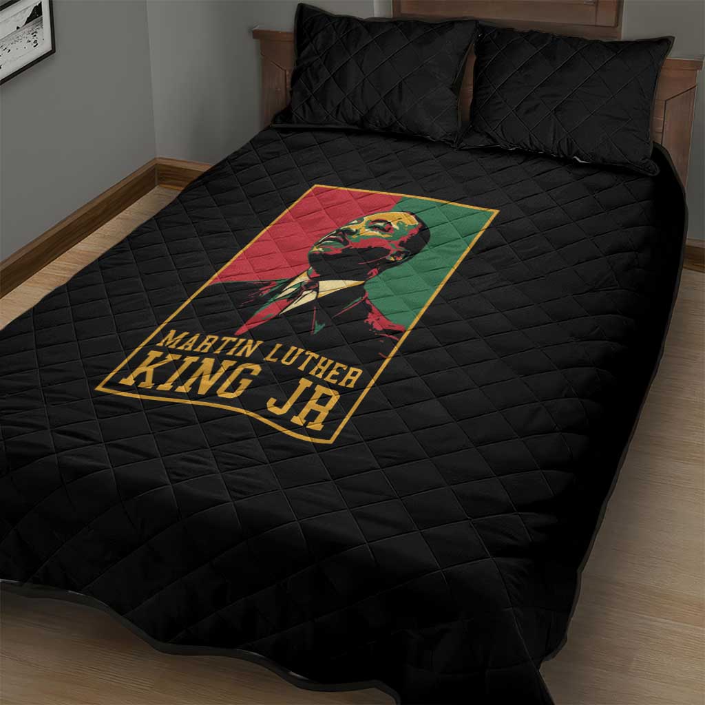 Martin Luther King Jr Quilt Bed Set MLK Retro Style