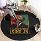 Martin Luther King Jr Round Carpet MLK Retro Style