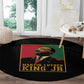 Martin Luther King Jr Round Carpet MLK Retro Style