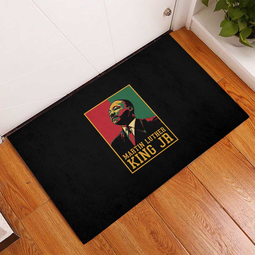 Martin Luther King Jr Rubber Doormat MLK Retro Style