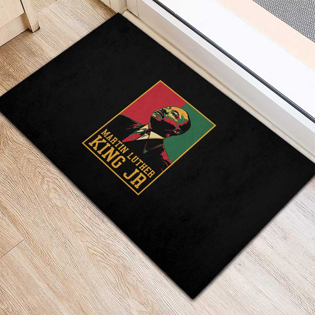 Martin Luther King Jr Rubber Doormat MLK Retro Style