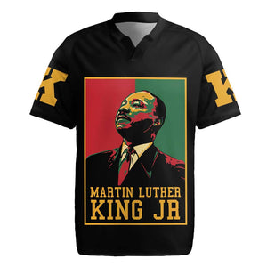 Martin Luther King Jr Rugby Jersey MLK Retro Style