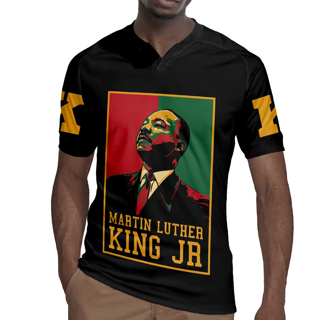 Martin Luther King Jr Rugby Jersey MLK Retro Style
