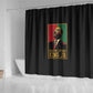 Martin Luther King Jr Shower Curtain MLK Retro Style