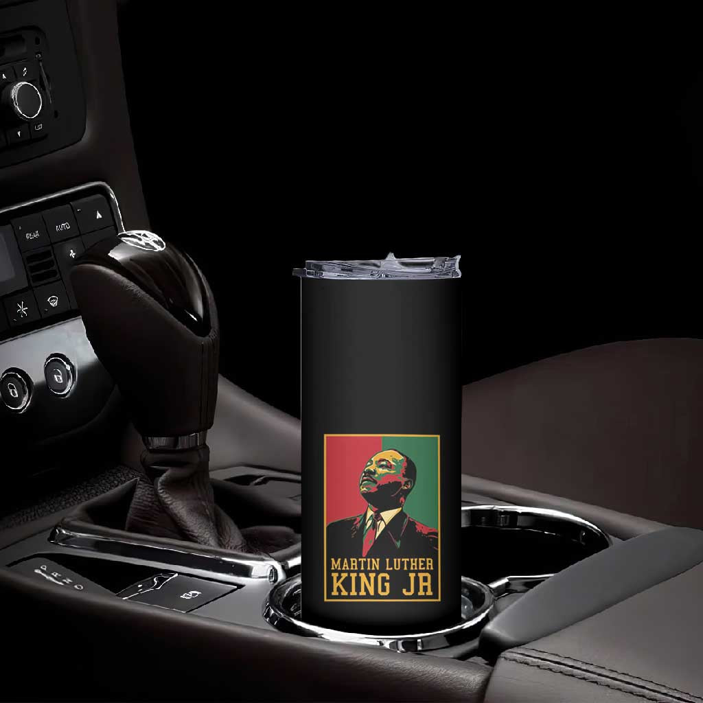 Martin Luther King Jr Skinny Tumbler MLK Retro Style