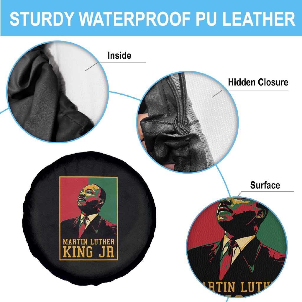Martin Luther King Jr Spare Tire Cover MLK Retro Style