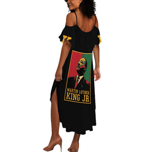 Martin Luther King Jr Summer Maxi Dress MLK Retro Style