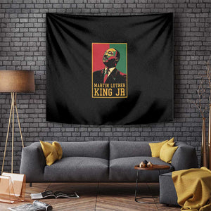 Martin Luther King Jr Tapestry MLK Retro Style