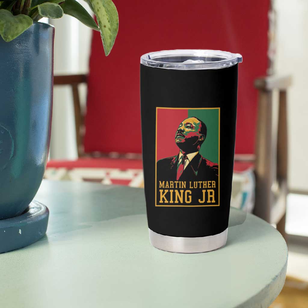 Martin Luther King Jr Tumbler Cup MLK Retro Style