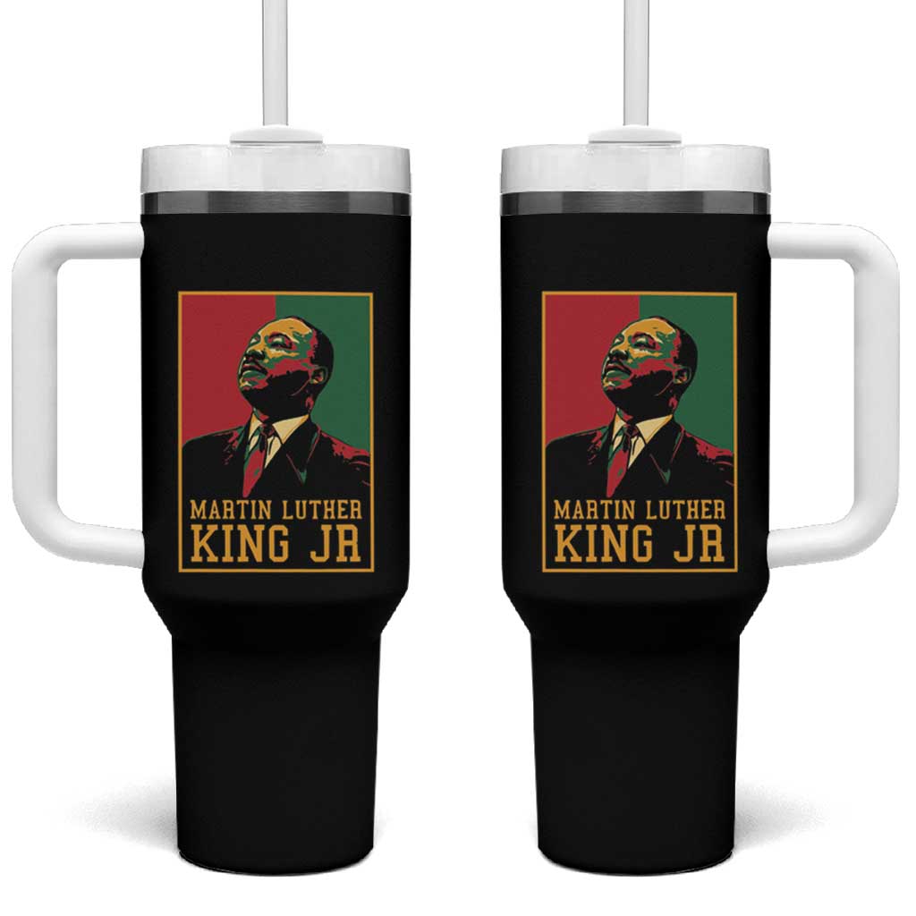 Martin Luther King Jr Tumbler With Handle MLK Retro Style