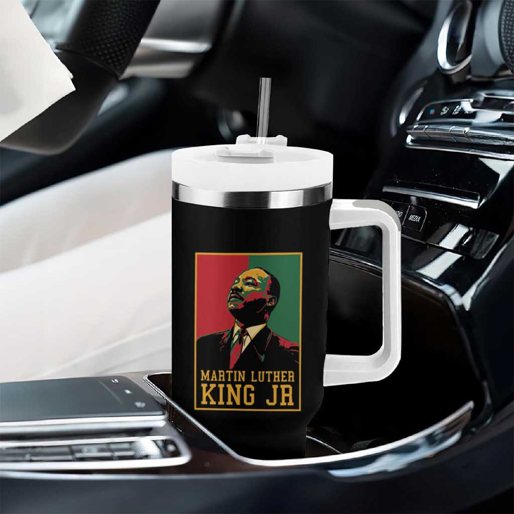 Martin Luther King Jr Tumbler With Handle MLK Retro Style