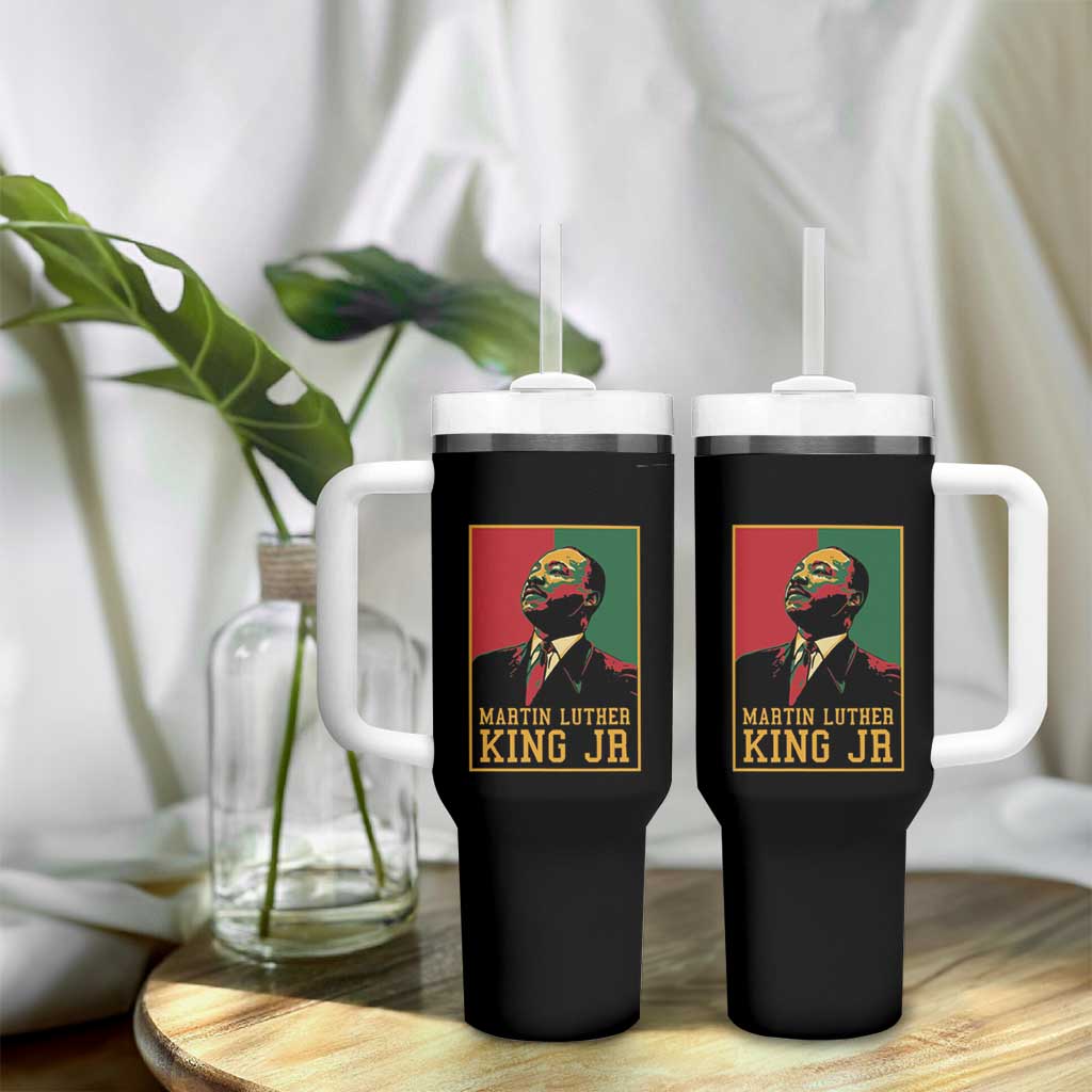 Martin Luther King Jr Tumbler With Handle MLK Retro Style