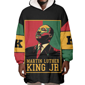 Martin Luther King Jr Wearable Blanket Hoodie MLK Retro Style