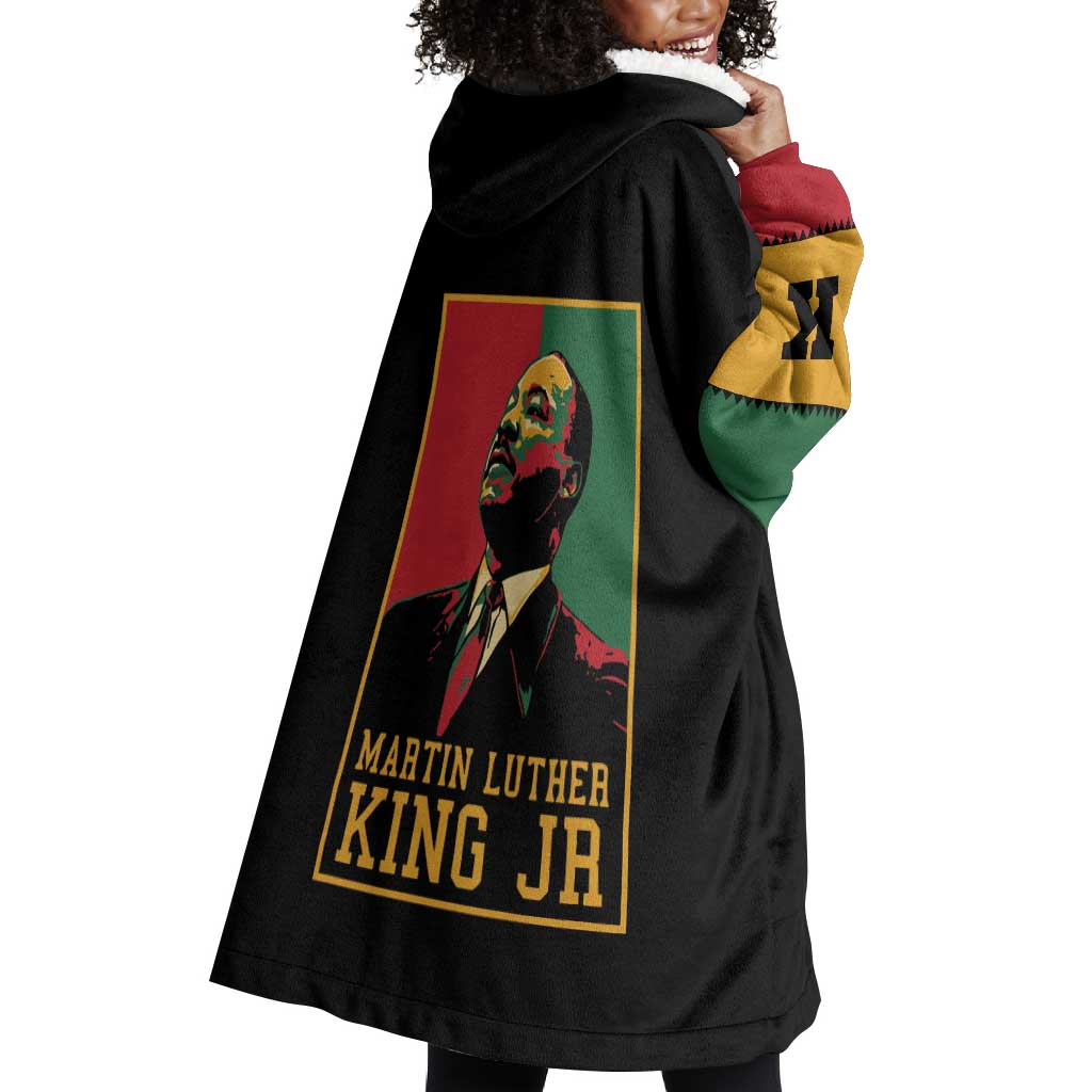 Martin Luther King Jr Wearable Blanket Hoodie MLK Retro Style