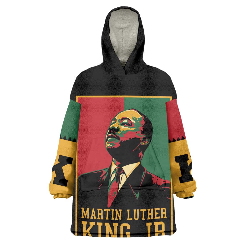 Martin Luther King Jr Wearable Blanket Hoodie MLK Retro Style