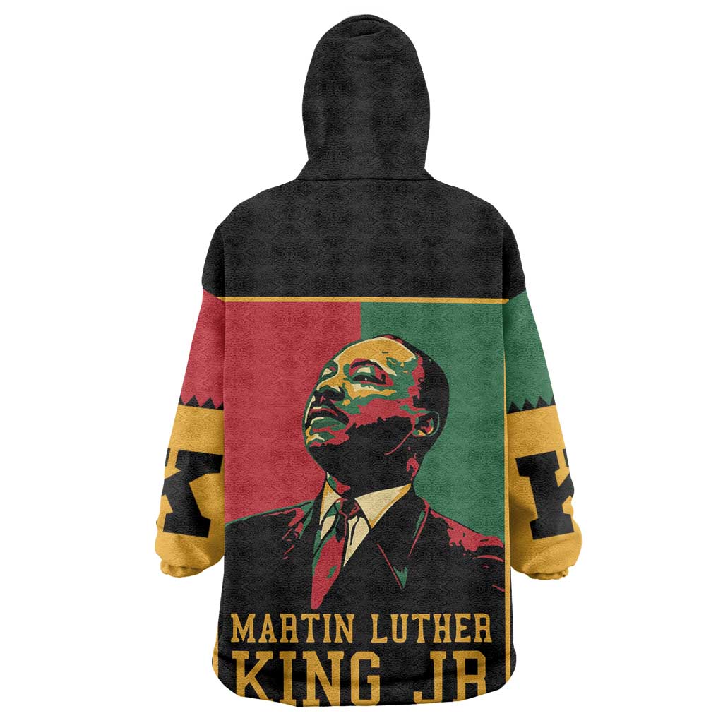 Martin Luther King Jr Wearable Blanket Hoodie MLK Retro Style
