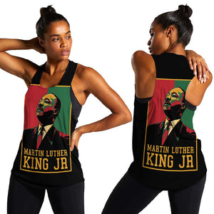 Martin Luther King Jr Women Racerback Tank MLK Retro Style