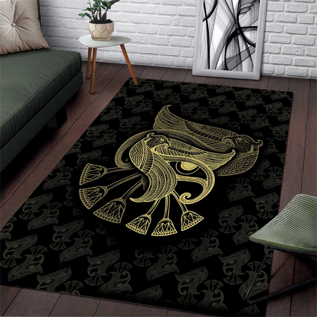 Afro Egypt Area Rug Horus Eyes Egyptian God