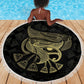 Afro Egypt Beach Blanket Horus Eyes Egyptian God