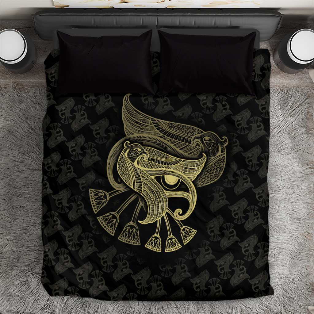 Afro Egypt Bedding Set Horus Eyes Egyptian God