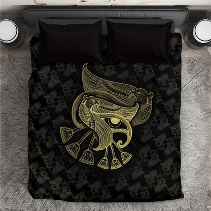 Afro Egypt Bedding Set Horus Eyes Egyptian God