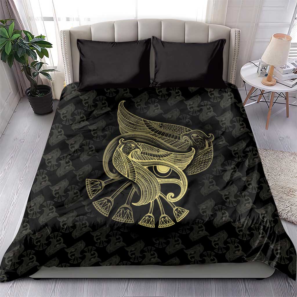 Afro Egypt Bedding Set Horus Eyes Egyptian God