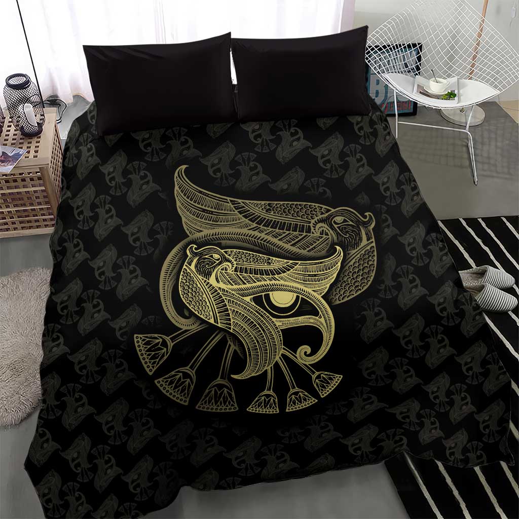 Afro Egypt Bedding Set Horus Eyes Egyptian God