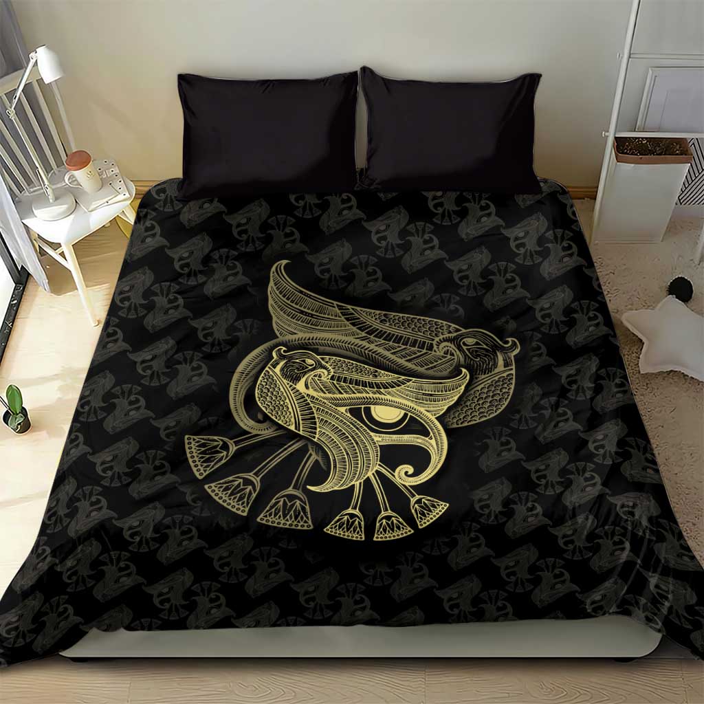 Afro Egypt Bedding Set Horus Eyes Egyptian God