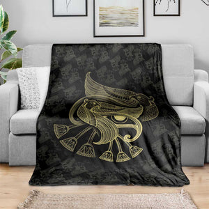 Afro Egypt Blanket Horus Eyes Egyptian God