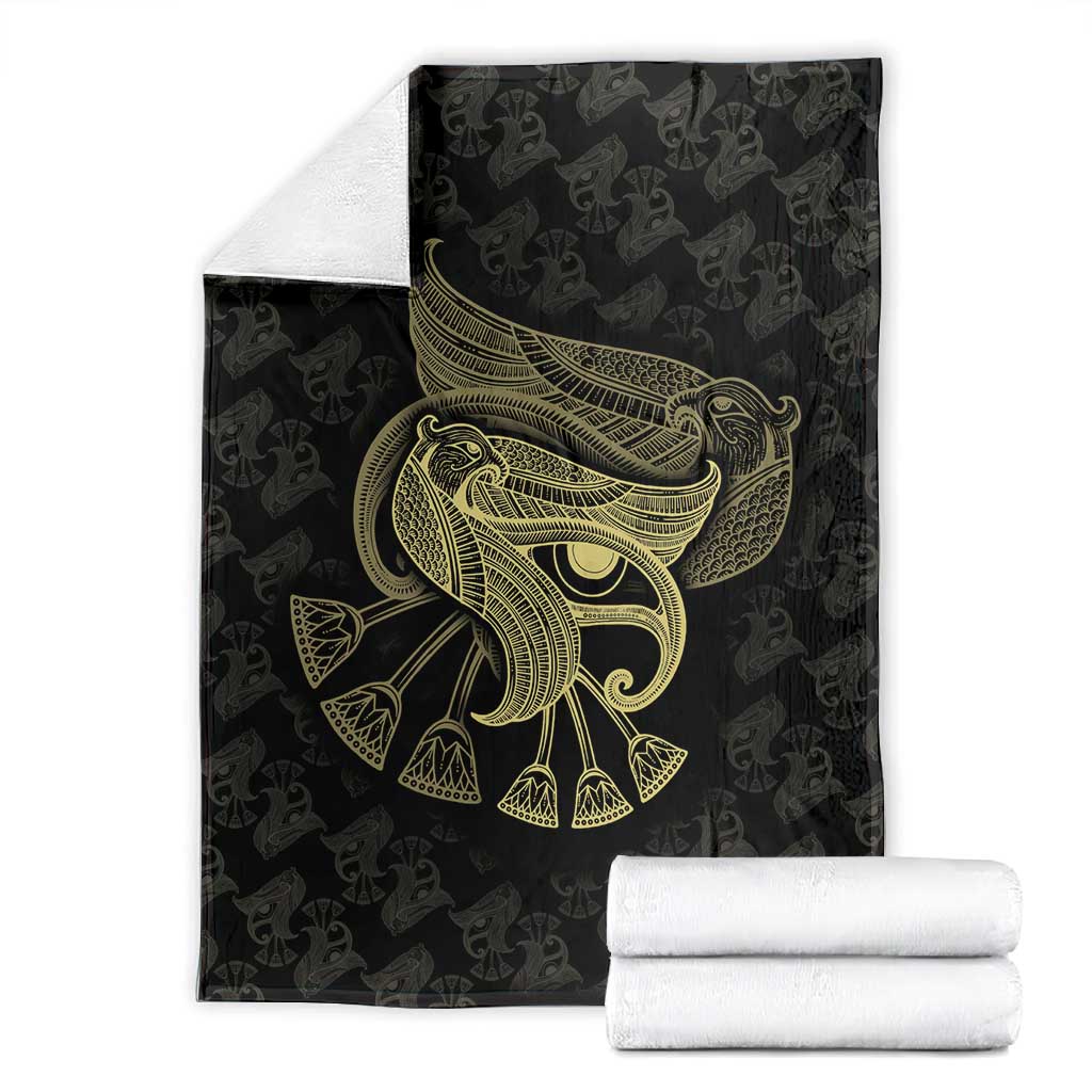 Afro Egypt Blanket Horus Eyes Egyptian God