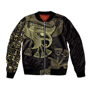 Afro Egypt Bomber Jacket Horus Eyes Egyptian God