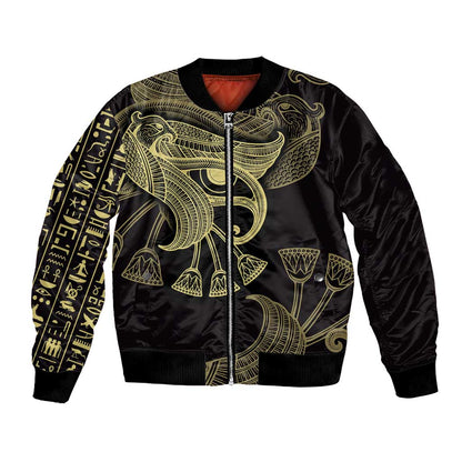 Afro Egypt Bomber Jacket Horus Eyes Egyptian God