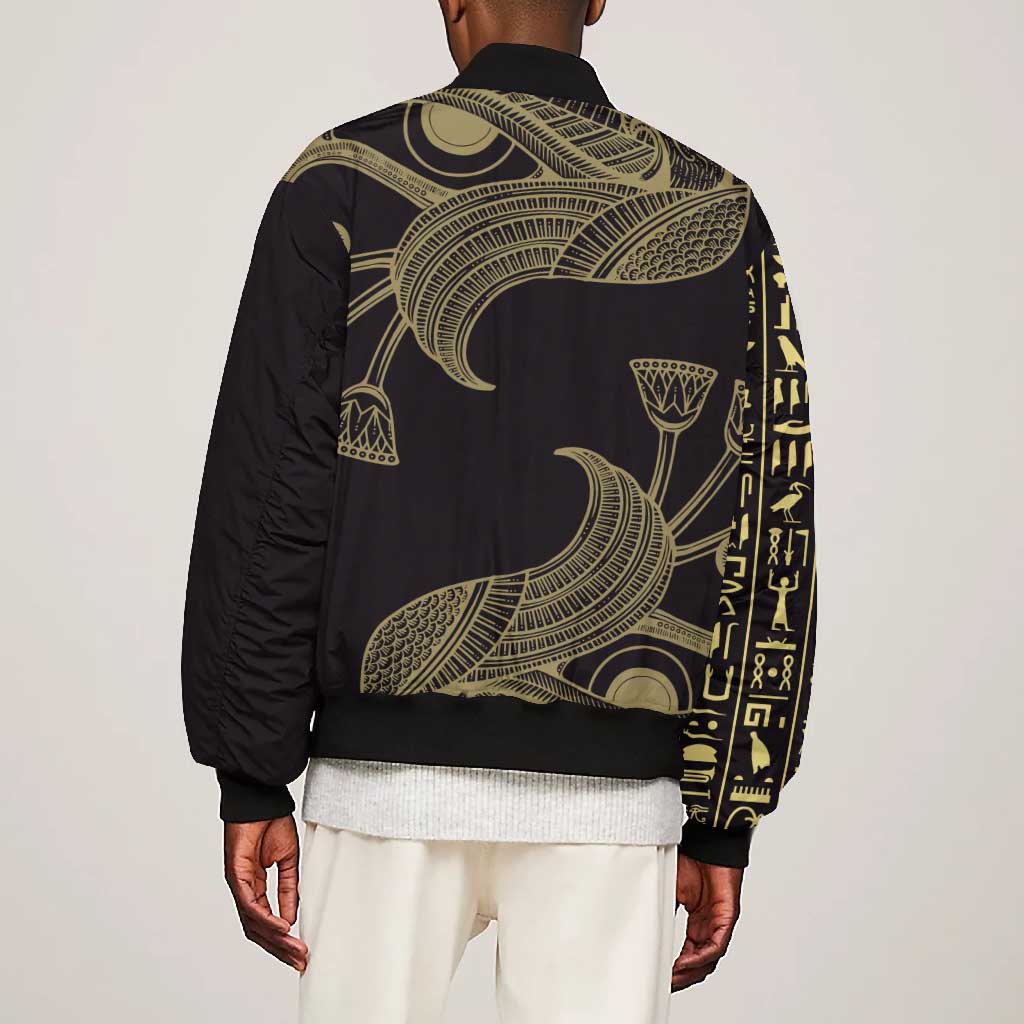 Afro Egypt Bomber Jacket Horus Eyes Egyptian God