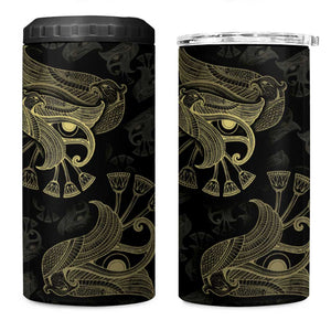 Afro Egypt 4 in 1 Can Cooler Tumbler Horus Eyes Egyptian God