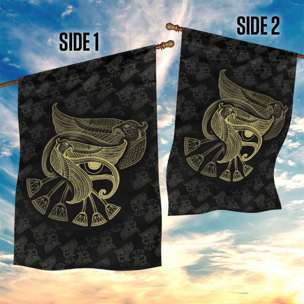 Afro Egypt Garden Flag Horus Eyes Egyptian God