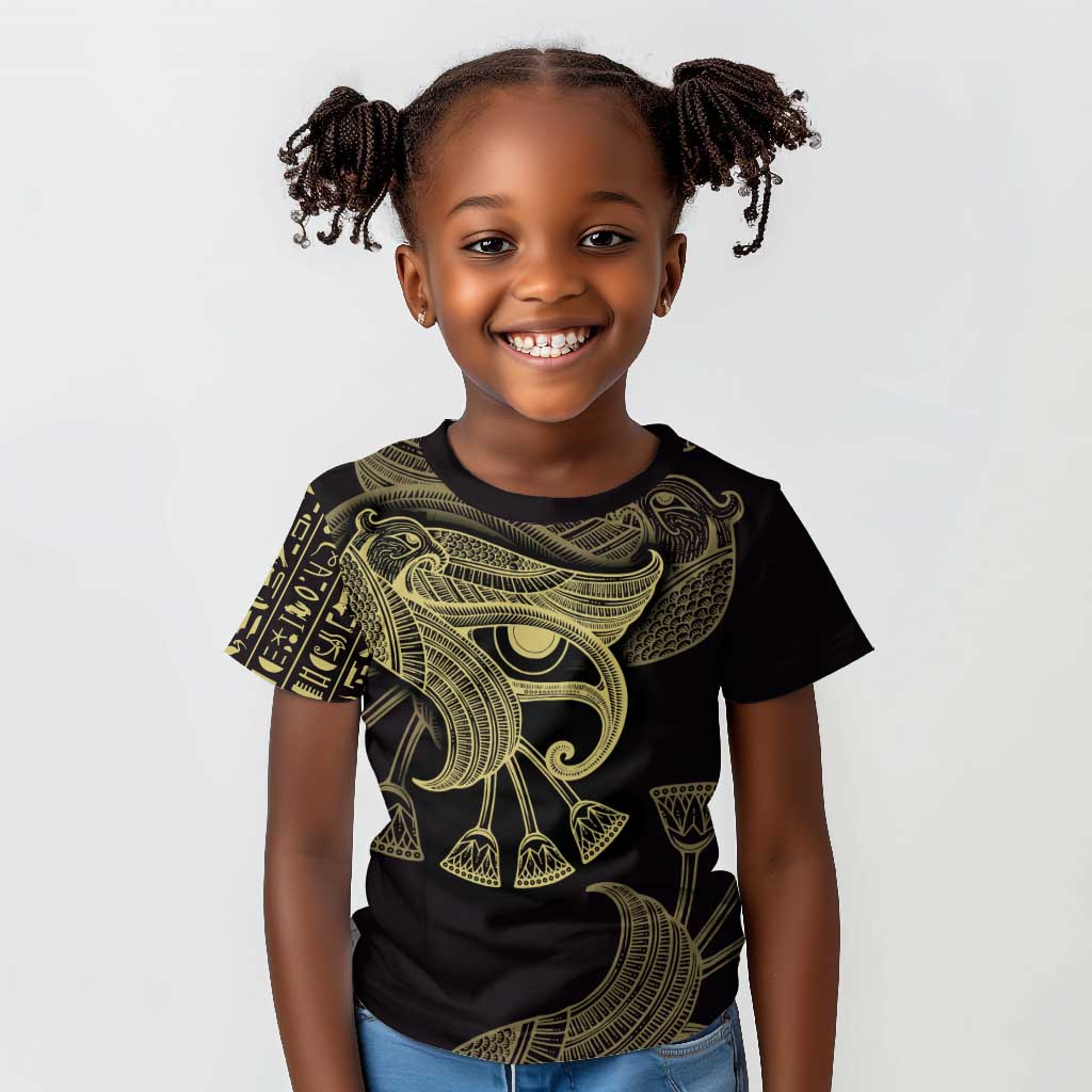Afro Egypt Kid T shirt Horus Eyes Egyptian God
