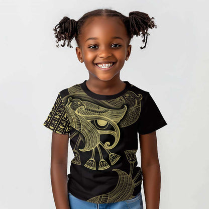 Afro Egypt Kid T shirt Horus Eyes Egyptian God